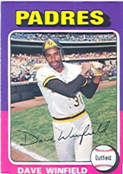 1975 Topps Mini Baseball Cards      061      Dave Winfield